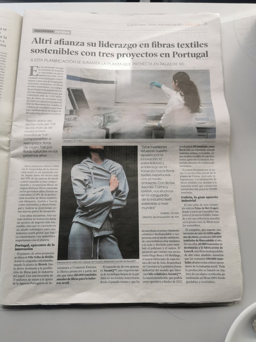 BoletusEdulius's tweet photo. Por moitas publireportaxes que o expoliadores de Altri publiquen na @lavozdegalicia, vai ser que o negocio impulsado pola famiglia do @ppdegalicia non será unha realidade na Galiza #AltriNon #BoikotGadis #BoikotAbanca #BoikotNaturgy #EnceNon #GreenaliaNon #LaVozDeGaliciaNon https://t.co/iuDN6e4sYF