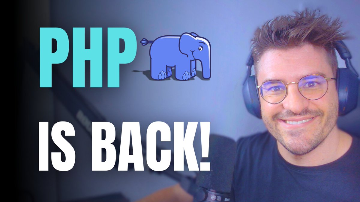 enunomaduro's tweet image. if you think php hasn't changed in 20 years.. i made this for you..
watch this: youtu.be/PLkLhIwVfMk?si…