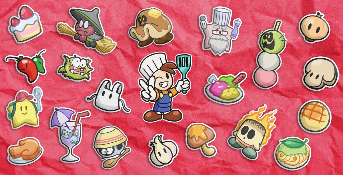 JobJobLLC's tweet photo. You all need to check out Paper Plates. It’s a new cookbook by us that’s inspired by Paper Mario and full of cute art, good food, and silliness. Great for everyone who’s a fan of the series or wants to get into cooking! 🍄

Live now on Kickstarter. Link below: https://t.co/9zyJKpk99z