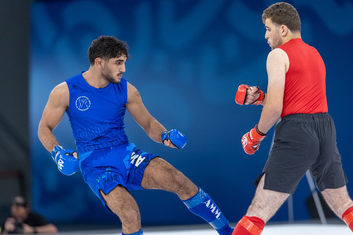 TeamSaudi's tweet photo. إلـى النهـائي ✅

🏅 | دورة الألعاب الآسيوية للشباب #البحرين2025
🥋 | فنون القتال المختلطة
📊| وزن (75 كجم)

🆚 | نصف النهائي
ـ 🇸🇦 عبدالاله مير عالم ❎ سليمان الشايب 🇯🇴

فوز عبدالاله بالضربة القاضية بإيقاف الحكم ✅ https://t.co/8CBEdfJBwi
