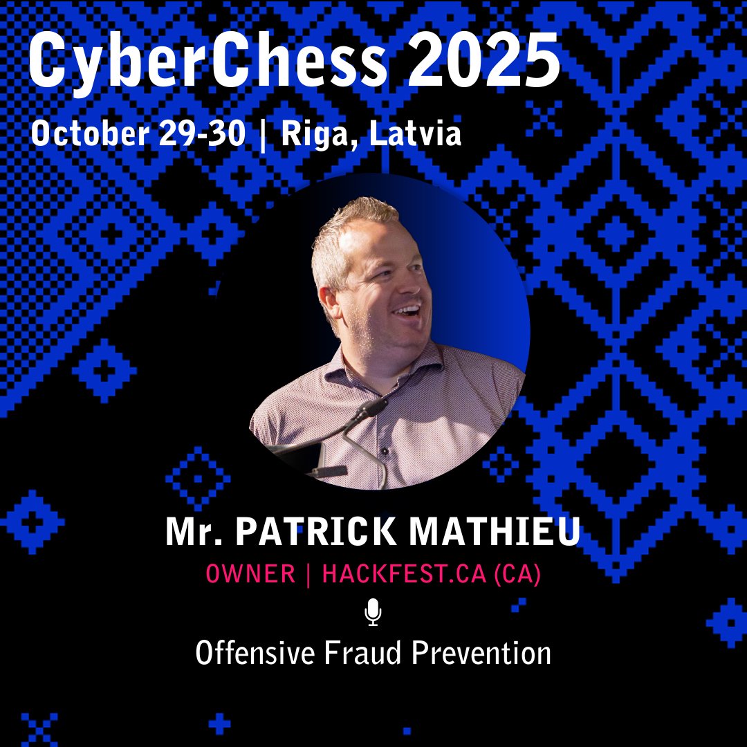 certlv's tweet image. Efektīva drošība nozīmē ne tikai aizsardzību no ārpuses, bet arī iekšējo risku izpratni un kontroli.

🔐 #CyberChess2025 otrās dienas atklāšanas plenārsesijā eksperti dalīsies pieredzē, kā stiprināt noturību un mazināt iekšējos riskus.

📅 Programma: cyberchess.lv