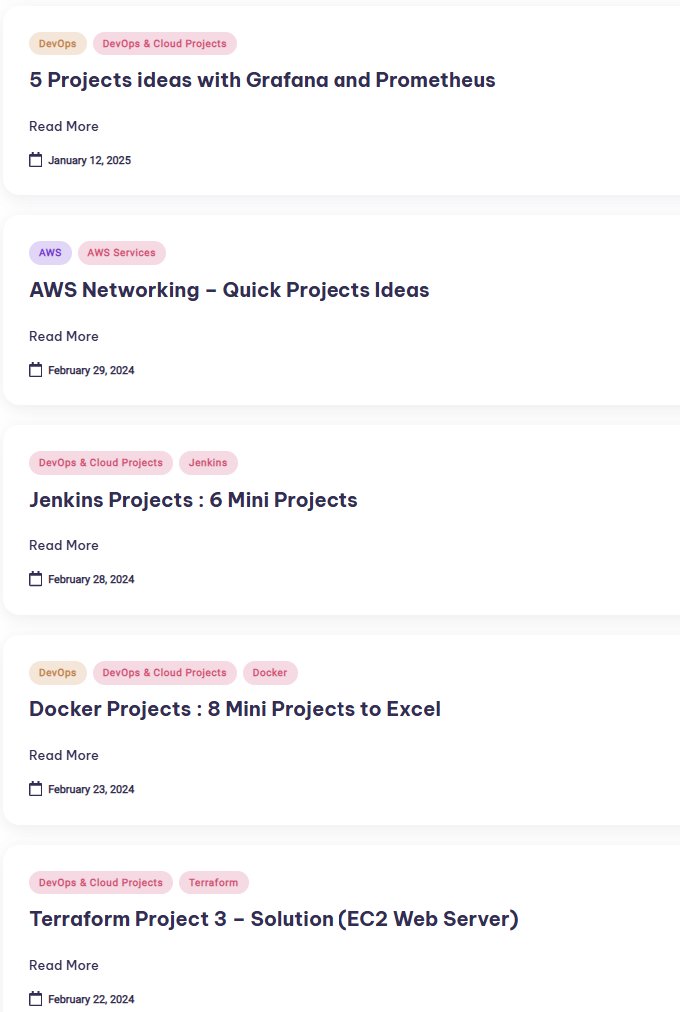 techyoutbe's tweet image. DevOps - Projects Ideas ⬇️⬇️
(Jenkins + Docker + Terraform + Kubernetes + Azure + Prometheus & Grafana)