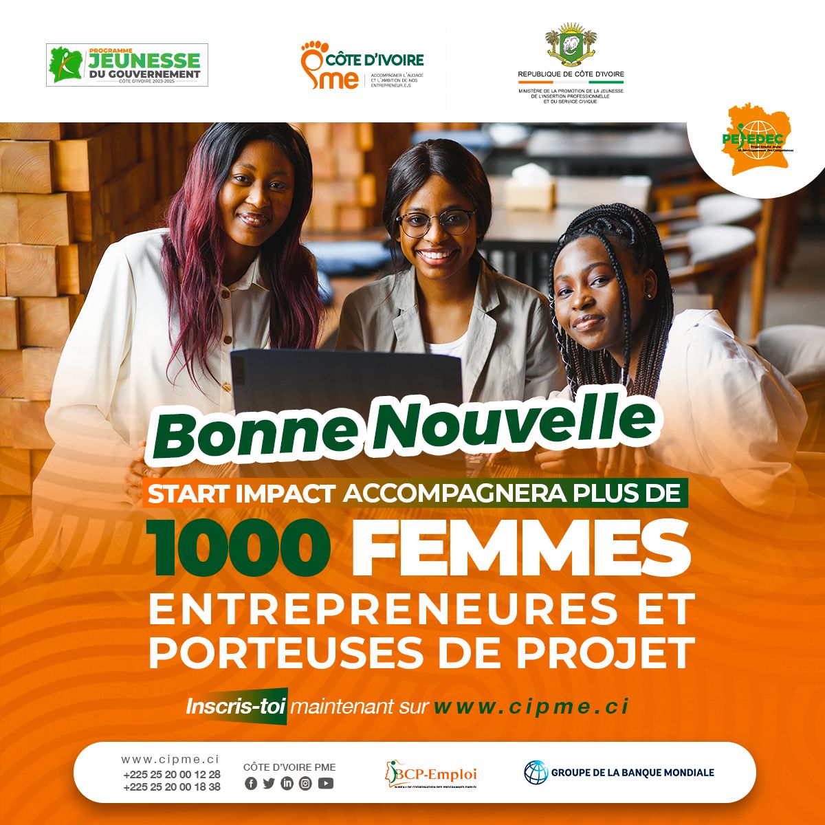 CoteDivoirePME's tweet image. #PROGRAMME - V𝐨𝐮𝐬 𝐧’𝐚𝐯𝐞𝐳 𝐩𝐚𝐬 𝐩𝐮 𝐬𝐨𝐮𝐦𝐞𝐭𝐭𝐫𝐞 𝐯𝐨𝐭𝐫𝐞 𝐜𝐚𝐧𝐝𝐢𝐝𝐚𝐭𝐮𝐫𝐞 𝐥𝐨𝐫𝐬 𝐝𝐞 𝐥𝐚 𝐩𝐫𝐞𝐦𝐢𝐞̀𝐫𝐞 𝐩𝐡𝐚𝐬𝐞 𝐬𝐨𝐮𝐦𝐢𝐬𝐬𝐢𝐨𝐧 ?
Inscrivez-vous dès maintenant ici :  ee.kobotoolbox.org/x/dqvVoKyJ
#PME #ENTREPRENEURIAT