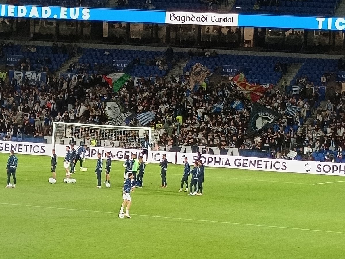 Bultzada desde media hora antes #RealSociedad