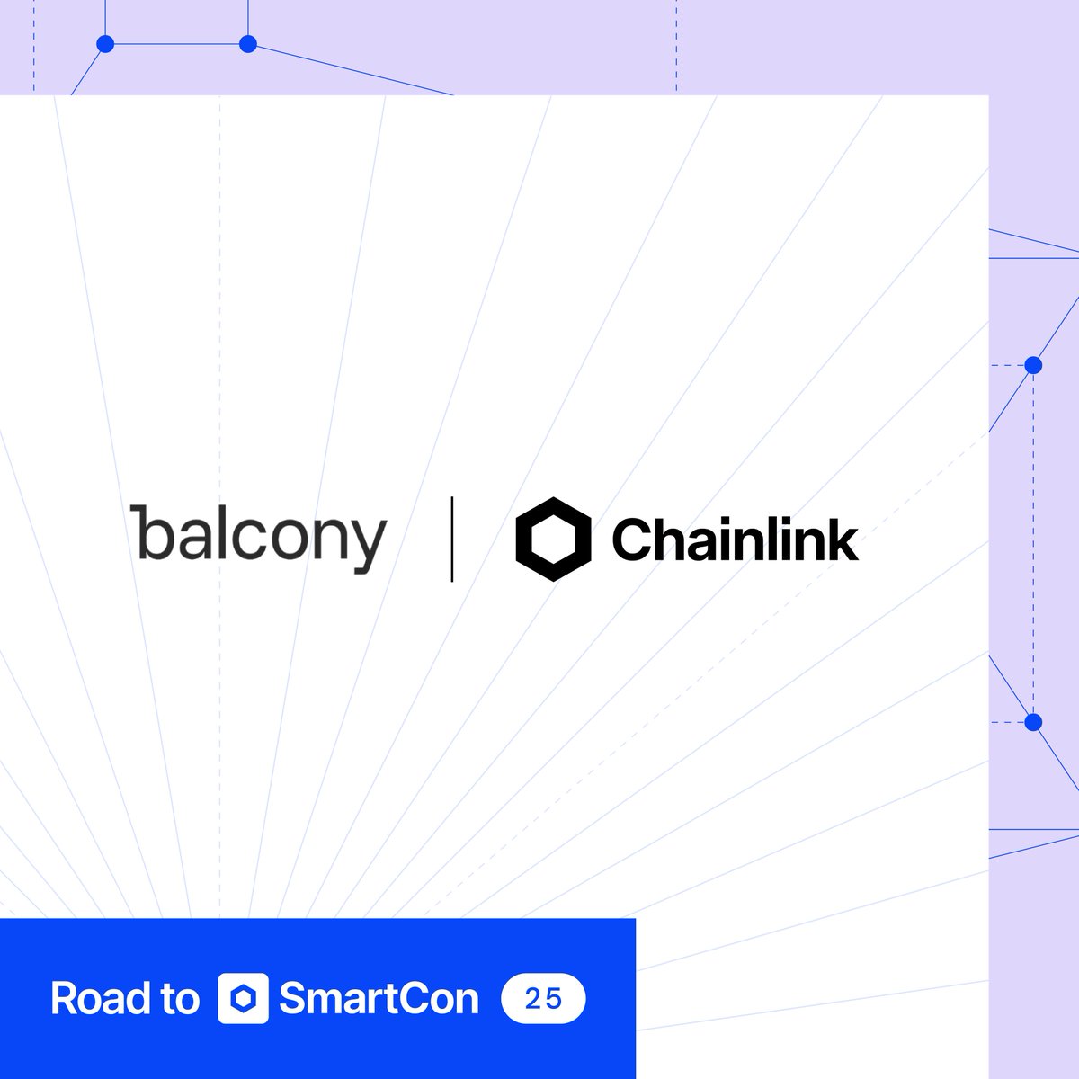 Balcony, the leading platform for real estate tokenization backed by  government-sourced data, is partnering with Chainlink to integrate the  Chainlink Runtime Environment (CRE) to power $240B+ in onchain property  assets. CRE enables @