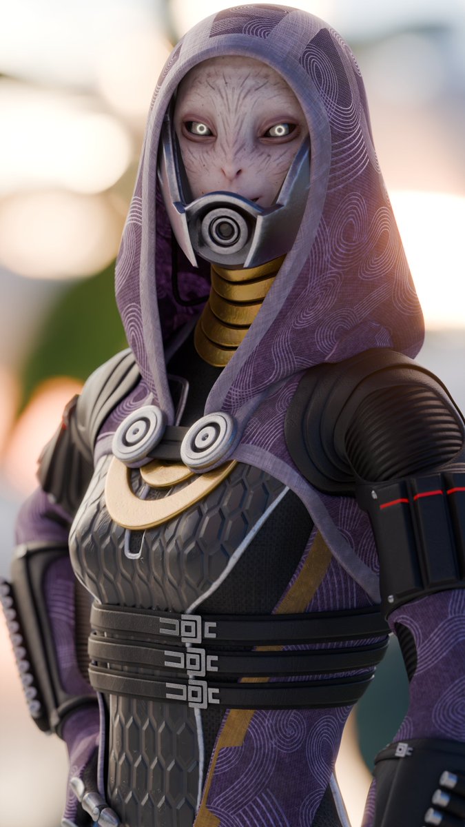 Expect some Tali stuff soon!
Model - <a href="/MercifulMEJ/">MercyMEJ</a> 
This model has a beautiful rig to it, and she looks actually alien like the Turians.  Sorry Asari bros..

#tali #talizorah #MassEffect #blender #blendernsfw