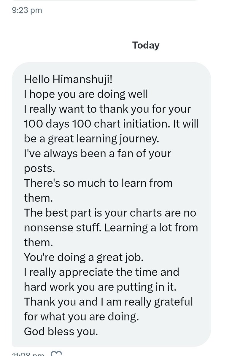 pheonix_trader's tweet image. Little appreciation like these ...keeps the motivation high to continue
Thanks for the kind words