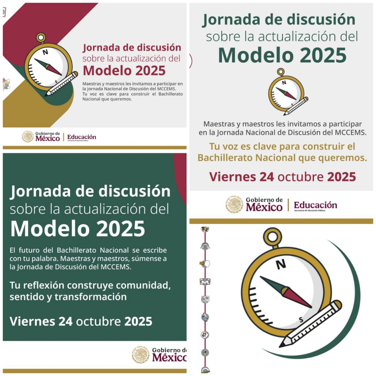 Jornada de discusión sobre la actualización del Modelo 2025. "Tu reflexión construye comunidad, sentido y transformación". Maestras y maestros de la EPO 68 sumandose a la jornada de discusión del MCCEMS. #dgb_epoem #DGEMSedomex #SeducEdoMex