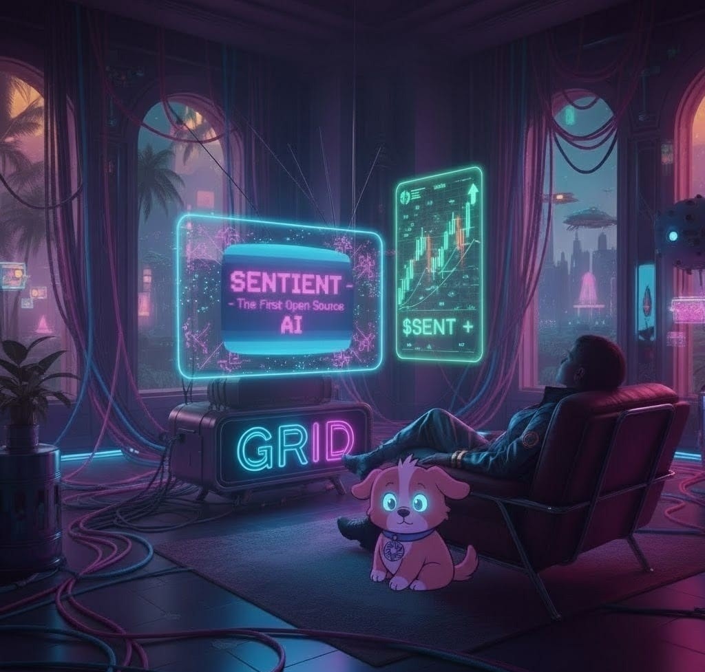 nicksizadam82's tweet photo. Sentient building the worlds best open-source AI!

GRID will make @SentientAGI better!
  
$SENT will go high and dominate the market.

Will you join anon or just watch it happen? https://t.co/omPfeZTiCL