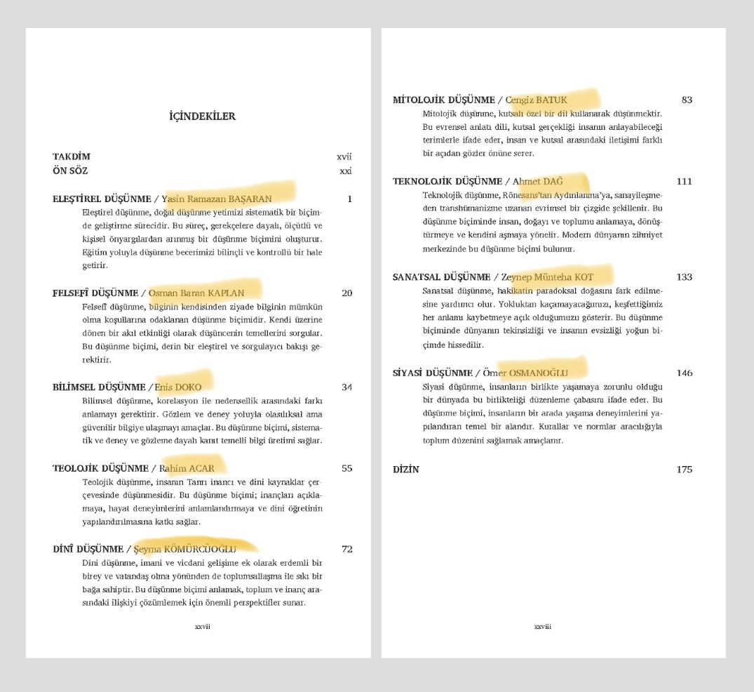 Osman Baran Kaplan'dan Enis Doko'ya, Rahim Acar'dan Şeyma Kömürcüoğlu'na, Cengiz Batuk'tan Ahmet Dağ'a, Zeynep Münteha Kot'tan Ömer Osmanoğlu'na işte o Düşünme Biçimleri kadrosu. 

<a href="/symakomurcuoglu/">Şeyma Kömürcüoğlu</a> <a href="/enis_doko/">Enis Doko</a> <a href="/AhmetDagflsf/">Ahmet Dağ</a> <a href="/omerosmanoglu/">Ömer Osmanoğlu</a> <a href="/09yusufsahin/">Yusuf Şahin</a>