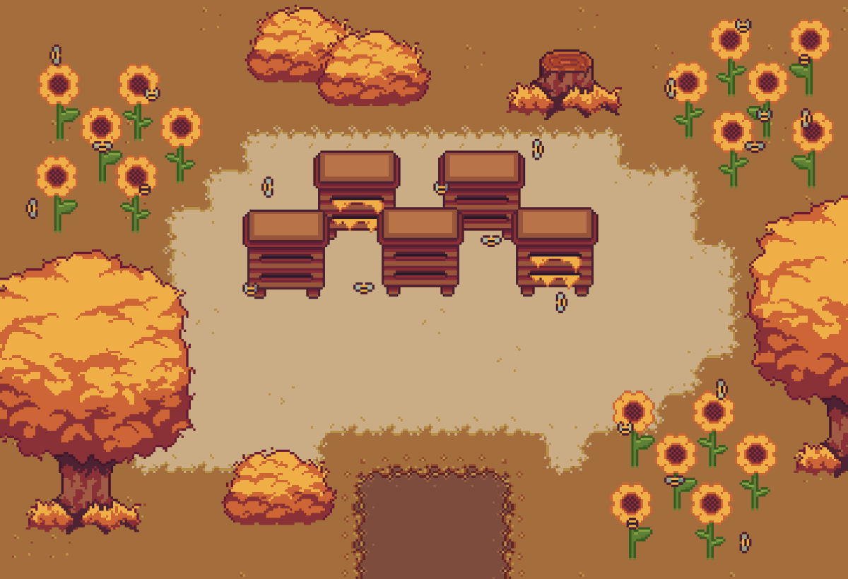 sablebytes's tweet image. Day 23 of my #October Game Asset Challenge and I added bees, flowers and a bee hive :)        

Find them and everything else from my October posts for free on sablebytes.itch.io on the 31st !       

#pixelart #gamedev #gameassets #indiedev