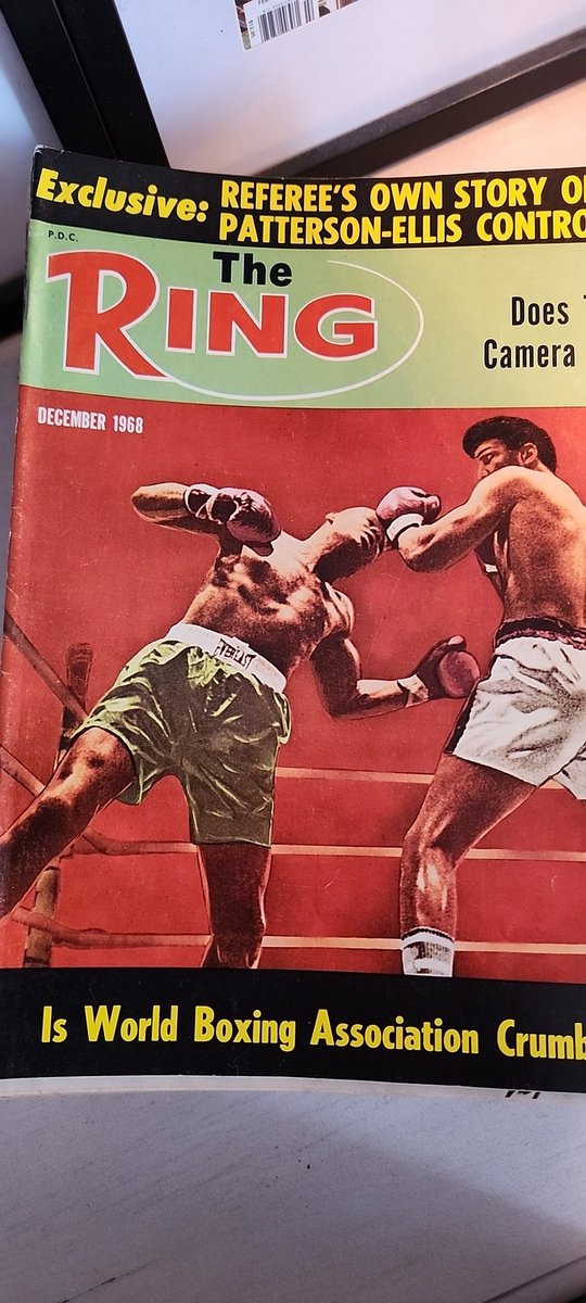 #MySportsMagazine 
<a href="/ringmagazine/">Ring Magazine</a> 
December 1968
Does TV Camera Lie?
Is World Boxing Association  Crumbling?

#Boxing #Magazines