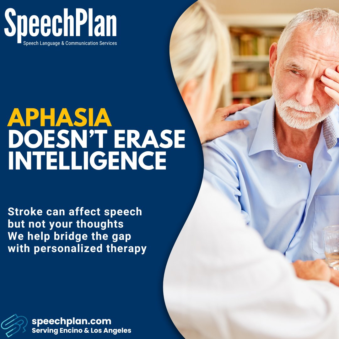SpeechPlan's tweet image. Aphasia doesn’t erase intelligence  it only changes how communication happens.
🌐 speechplan.com
#SpeechPlan #AphasiaAwareness #StrokeRecovery #SpeechTherapy #SpeechTherapyLA #EncinoTherapist #CommunicationSupport #SpeechLanguagePathology #NeuroRehab
