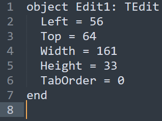 Sr_delphidev's tweet image. Tip for Delphi developers: Copy an object from the Form Designer and paste it into a text editor to display all its properties clearly and organized. Much easier than the Object Inspector for reviewing or sharing settings! 🚀 #Delphi #Programming
