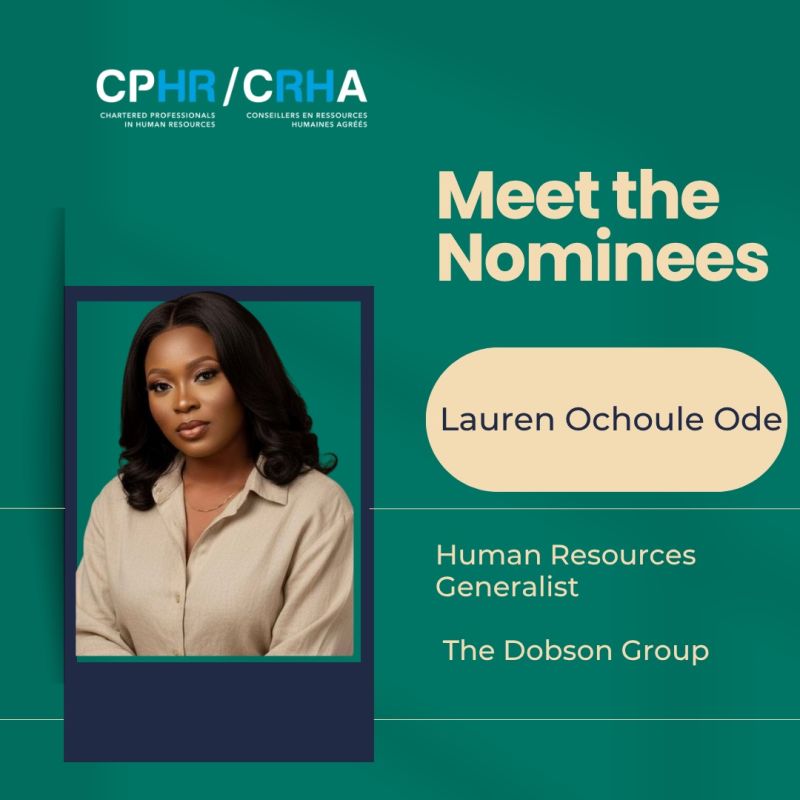 Dobson_Group's tweet photo. Building strong teams starts with strong leaders. 
Congratulations to Lauren Ode Ochoule, nominated for a CPHRNB Human Resources Excellence Award for her outstanding dedication to people and culture at The Dobson Group!

#HRExcellence #PeopleAndCulture #DobsonGroup https://t.co/Nm7gpiq5si