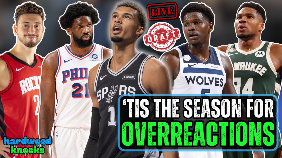 we are are LIVE over @hardwoodknocksnba.bsky.social holding our first annual nba overreactions draft!

come hang ⤵️

youtube.com/watch?v=m9R9oR…