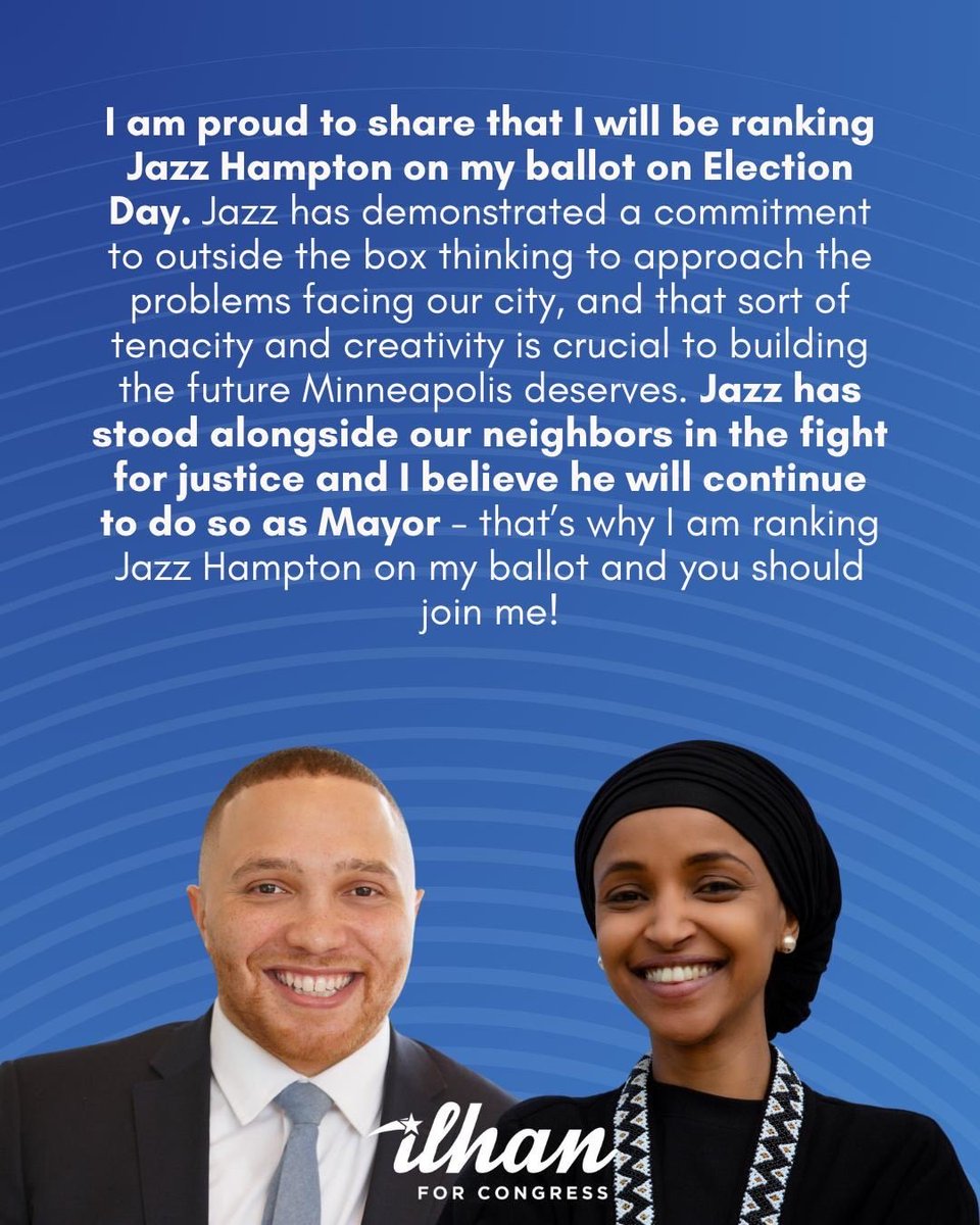 Election day is a week and a half away! We're working hard to make sure we have the sort of partner we need in City Hall. Check out this link: vote.minneapolismn.gov/voters/vote-ea…  to vote early in Minneapolis. And stay tuned for some upcoming door knocks as we get into the home stretch!