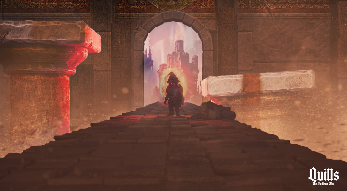 “Through the ashes, I summon thee, from the unseen.”
In the Temple of Mars, the first Rift opened — and mankind gazed upon the Quills for the first time. Power was no longer divine… it had a shape.