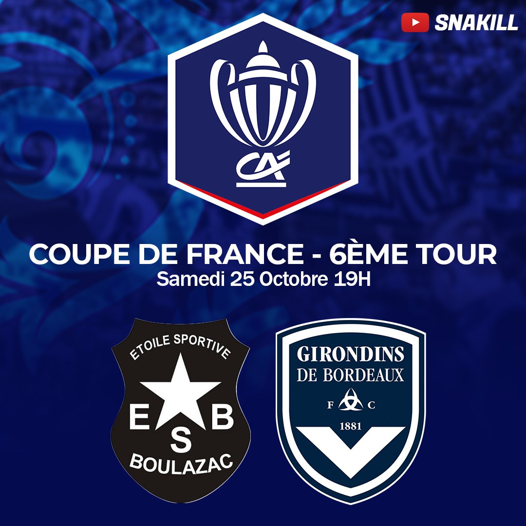 🚨ANNONCE :

La match de Coupe de France opposant les Girondins à Boulazac sera diffusé en clair sur ma chaîne Youtube 🥹

Tous les moyens seront mis en œuvre pour assurer une bonne qualité d'images. Merci au FCGB, à Boulazac, et à la FFF de permettre aux fans de voir ce match🙏