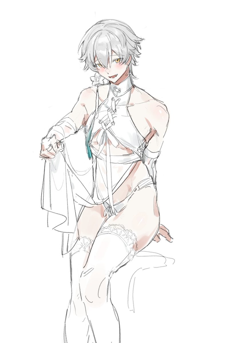 #dancae #丹穹
这下拆带即食了
（丹恒的要素是莲花耳坠）