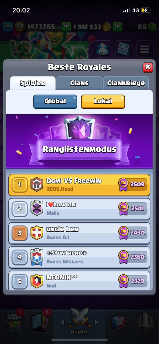 Zuerst schönes Lord crashout reingezogen. Jetzt auf der 1 in 🇨🇭Beste Freitag abend #fent