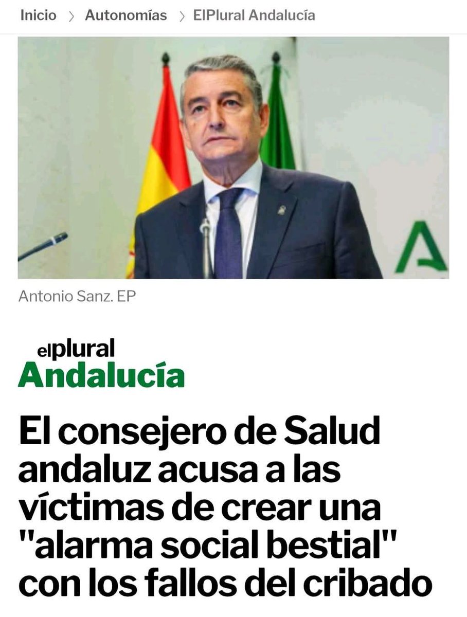 Boniatobill🔻☮️😇 (@muzeriqui) on Twitter photo Si fuera su madre o su mujer las afectadas.. O su hija... Veriamos a ver lo de la alarma social bestial...
Valiente capullo han puesto de consejero de Sanidad.. Un niño bonito .. Mamando de lo público toda la vida... Si fuera su madre o su mujer las afectadas.. O su hija... Veriamos a ver lo de la alarma social bestial...
Valiente capullo han puesto de consejero de Sanidad.. Un niño bonito .. Mamando de lo público toda la vida...