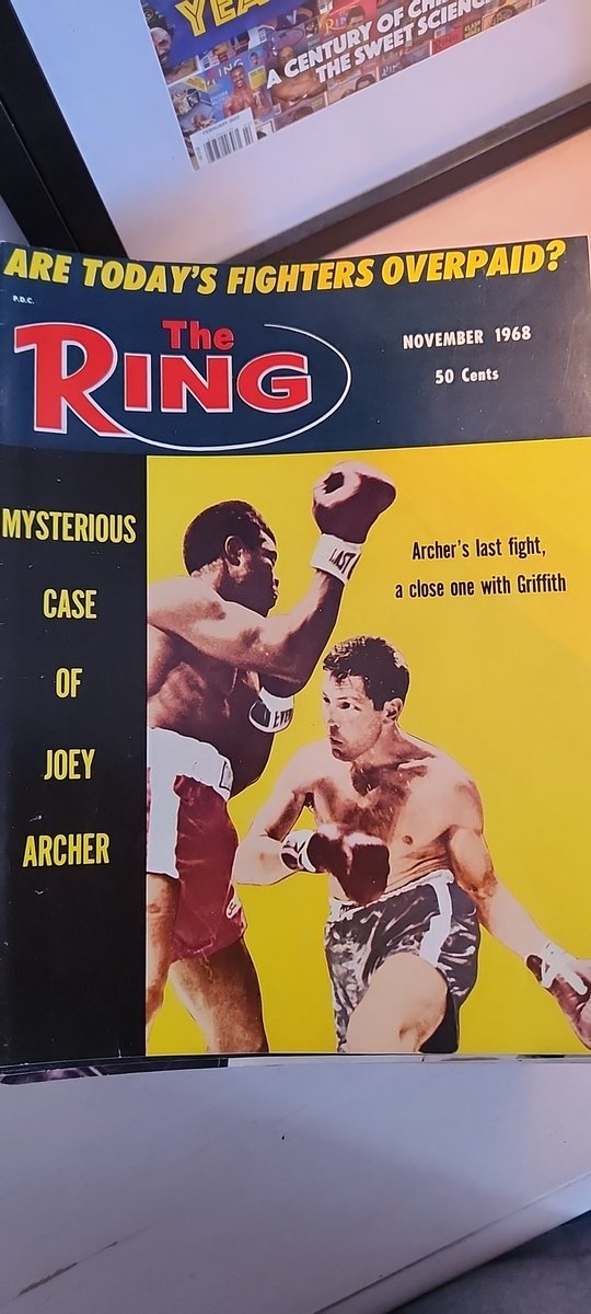 #MySportsMagazine 
<a href="/ringmagazine/">Ring Magazine</a> 
November 1968
Mysterious Case of Joey Archer
Archer's Last Fight, a close one with Griffith

#Boxing #Magazines