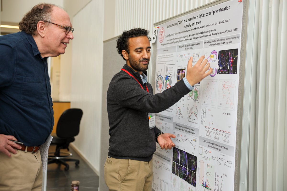 CornellBME's tweet image. Energized by the student excellence on display at today&apos;s @BMESociety @CUbmes  research symposium. Our graduate students share their research with faculty, peers, and alumni, and discuss opportunities, challenges, careers and next steps. Welcome home to Weill, @Michael_on_here!
