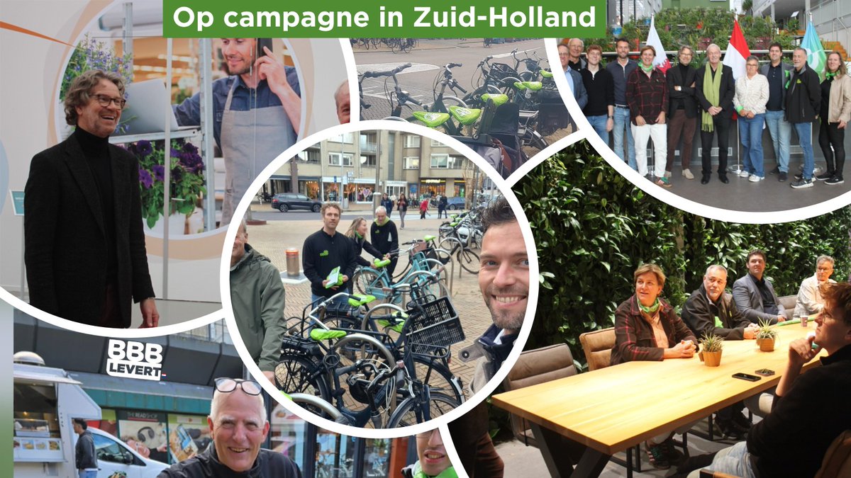 ✅Vandaag was het <a href="/BoerBurgerB/">BBB BoerBurgerBeweging 🍀🍀🍀</a> campagneteam op de markt in <a href="/gemeentekatwijk/">Gemeente Katwijk</a> . Wat een gezelligheid, ook Katwijk is #BBB groen!
✅Werd er in Zoetermeer en Rhoon volop geflyerd.
✅Daarnaast ook bezoek aan World Horti Centrum in Naaldwijk
Onder andere de #BBB TK-kandidaten <a href="/stasLVVN/">Jean Rummenie</a>