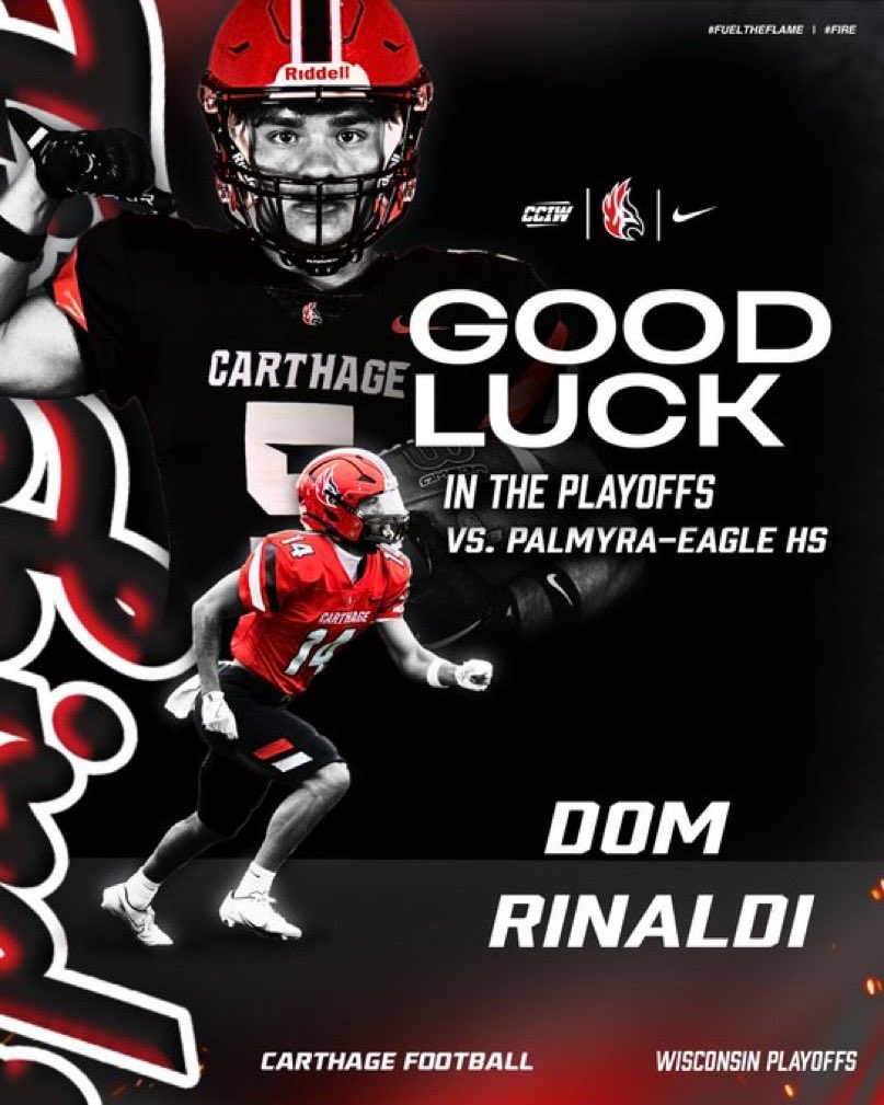 Thank you <a href="/CoachPopino/">Matthew Popino</a> for the good luck and graphic!