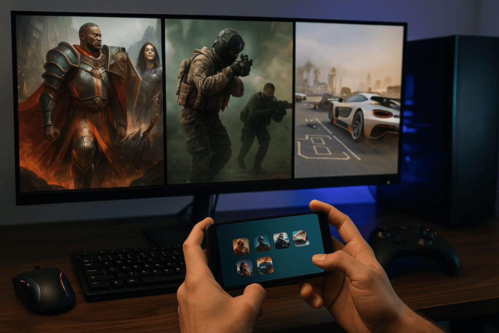 Target_Play's tweet image. 📷 Играй как бог! Подключи телефон к ПК и забудь про лаги! 📷

Зачем мучиться на маленьком экране, если можно играть с телефона на компьютере — с клавиатурой, мышью и топовой графикой?

targetplay.ru/kak-podklyuchi…

#мобильныеигры #игратьстелефона #androidигры