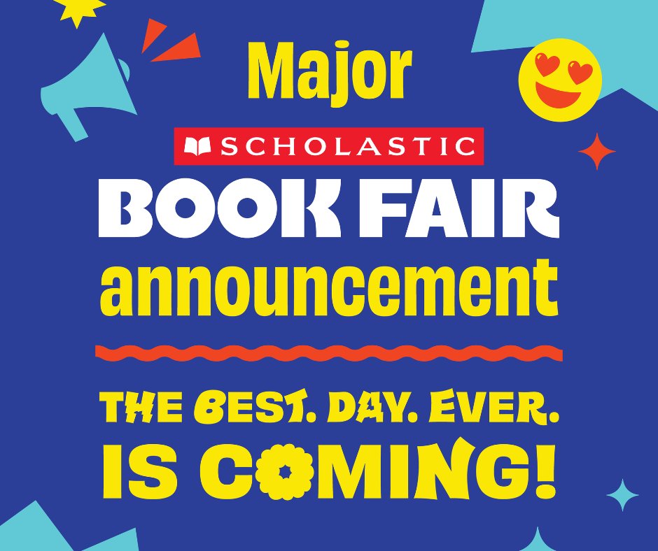 SRTexanLibrary's tweet image. The Sam Rayburn High School Library Scholastic Book Fair is almost here!
SAVE THE DATE for November 10th-14th.
Online sales start November 7th.
For more information see our Book Fair Homepage at bookfairs.scholastic.com/bf/samrayburnh…
#pisdREADS @srhs_texans @SRTexanLibrary #ScholasticBookFairs