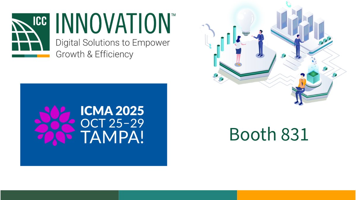 generalcode's tweet image. #ICMA2025 attendees! Look for us with the #ICCInnovation team at Booth 831. Come learn how we can support your goals for transparency, efficiency, and resilience:
 ✔️ Interactive zoning map
 ✔️ Document management and process automation
 ✔️ Online code portal
 ✔️ ePermitting…