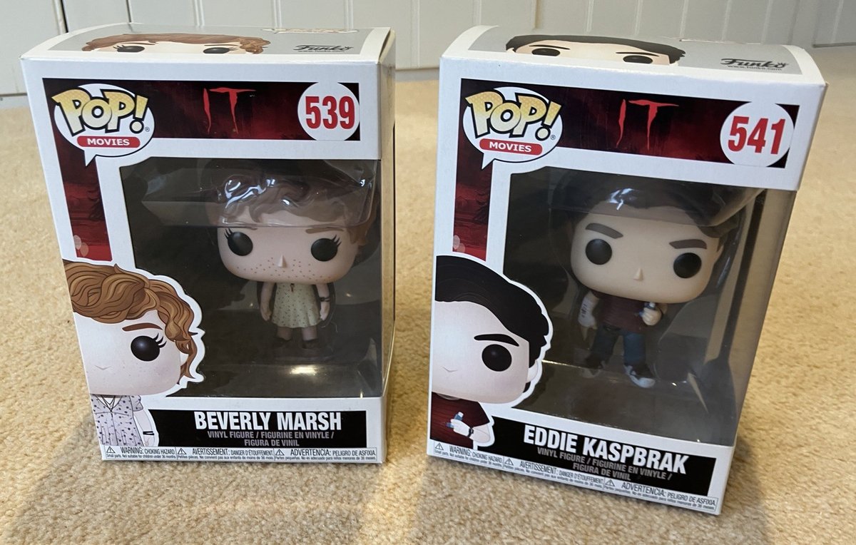 Funkopopenthus3's tweet image. Funko Pop Figure #539 IT Beverly Marsh and #541 Eddie Kasprak
Ends Sun 26th Oct @ 12:10pm
ebay.co.uk/itm/1274399611…
#ad #funko #funkopop