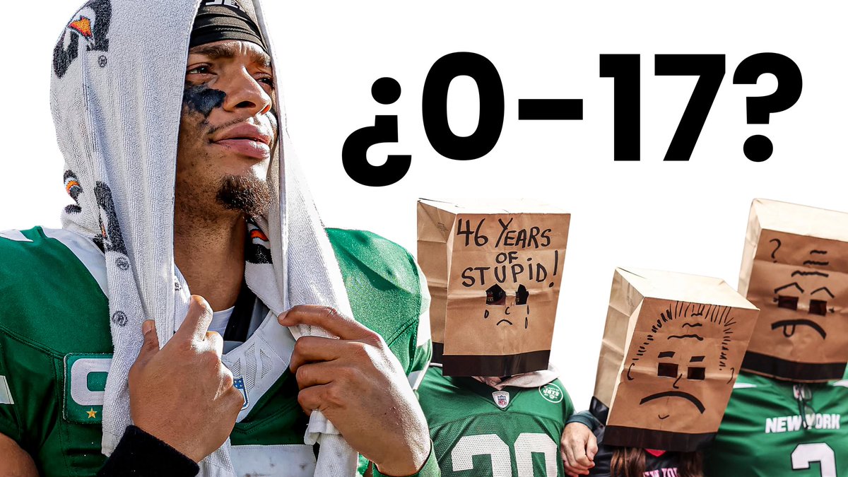 ¡NUEVO VÍDEO!

Cada semana parece imposible caer más bajo, pero los New York Jets siguen encontrando la forma.

En este vídeo analizo por qué su temporada apunta cada vez más a un 0-17.

openinyoutu.be/R-BFNqmcvNc