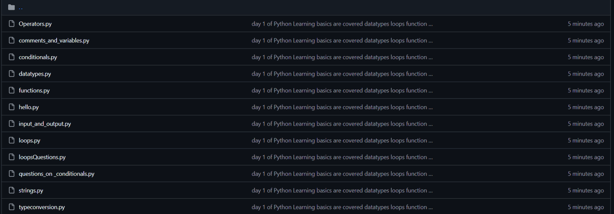 Rishabh38074426's tweet image. Back After Diwali Break
day 67 of #100DaysofCode
Official Start With Python 🐍
Done with 
Comments & Variables
Data Types & Type Conversion
Input/Output
Conditionals, Operators, & Loops 
Functions
Strings
Plus, I managed to sneak in a LeetCode POTD! 💪 
#Python #LeetCode #DSA