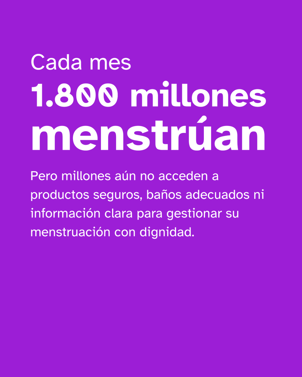 💜 La menstruación no debería ser un obstáculo.
Garantizar acceso a productos seguros, baños adecuados e información clara es garantizar dignidad. 

👉🏼 Descubre más al respecto en: peru.unfpa.org/es/news/la-sal…