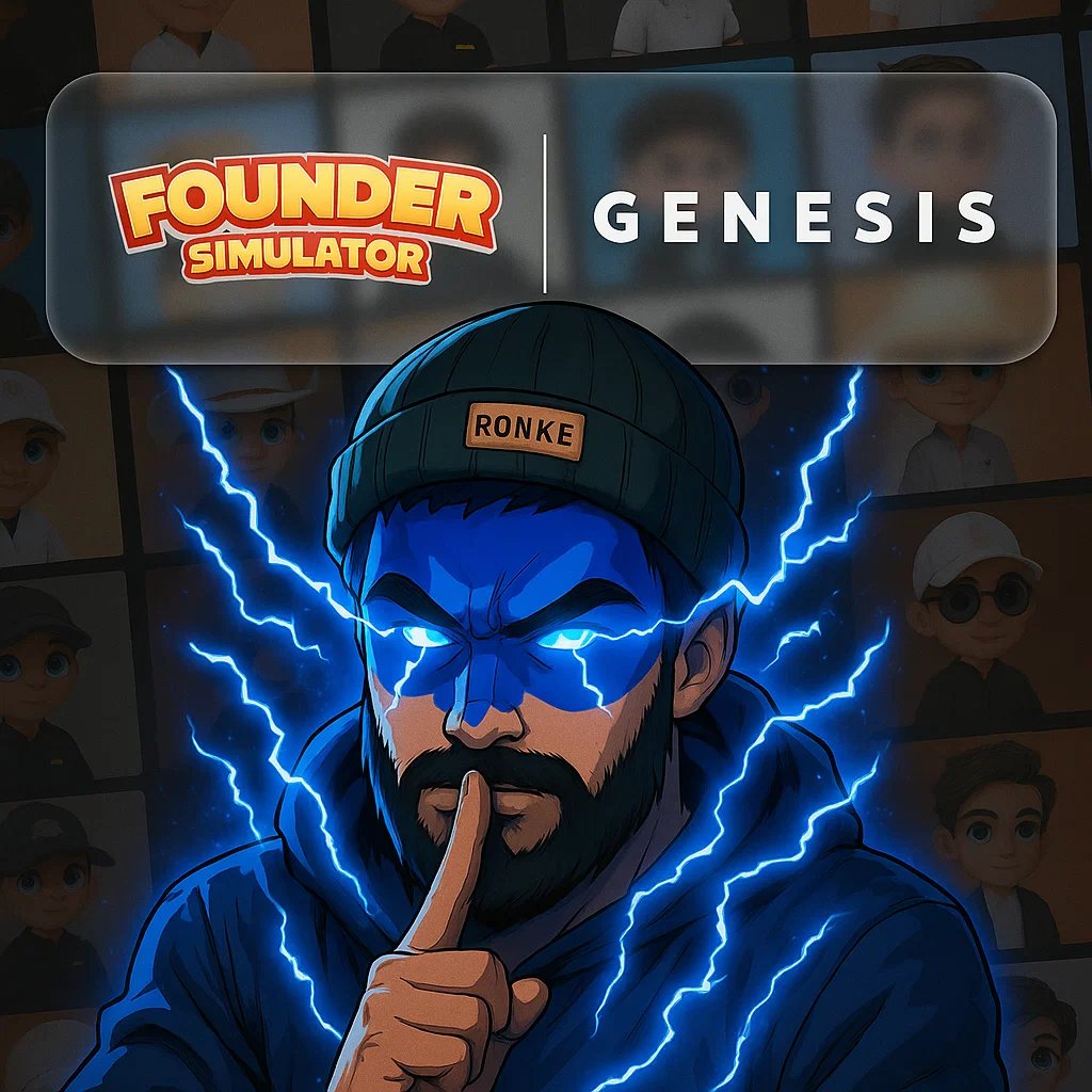 AndreNagashi's tweet image. 🚨 Alpha WL Giveaway 🚨

@simfounder is building one of the most promising projects out there 👀

Their first collection already sits at a 200 $SOMI floor, and the upcoming Genesis Collection is heating up 🔥

I’ve got 1 OG + 5 WL spots to share!

Want in? Here’s how:
1️⃣ Follow…