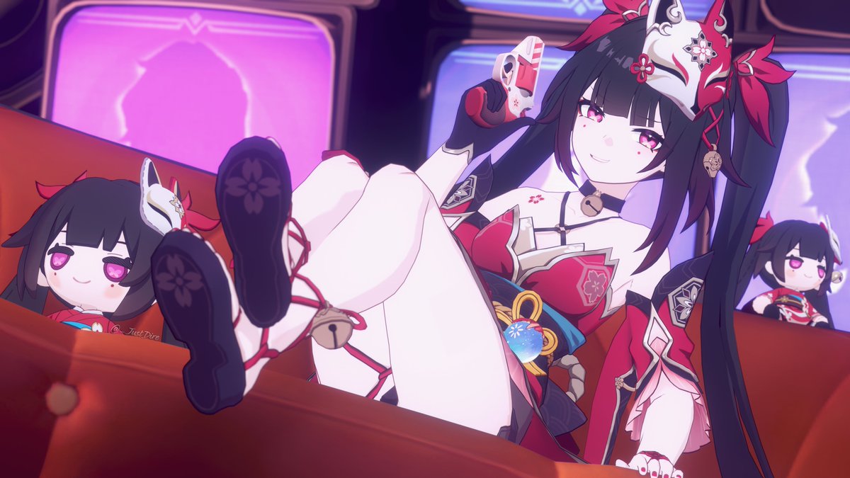 Sparkle commission for @/KinaTheFox2🎭