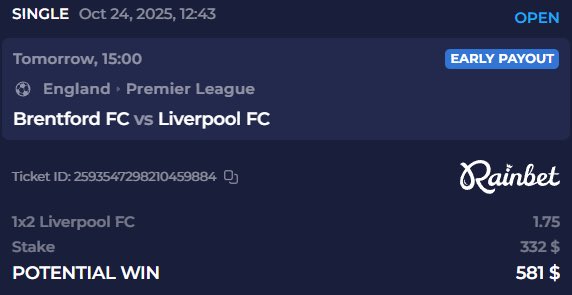 Even though Brentford away is a tough game and Liverpool keep losing I do think they’ll somehow get the job done tomorrow. 😩 #AD