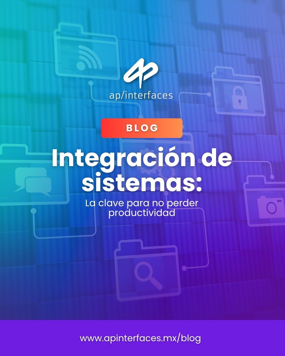 APinterfaces's tweet image. ¿Sabías que hasta un 40% del tiempo de tu equipo se pierde en procesos duplicados y sistemas aislados?

No dejes que la fragmentación tecnológica frene tu crecimiento.

Descubre el impacto real en productividad leyendo nuestro artículo completo apinterfaces.mx/blog.