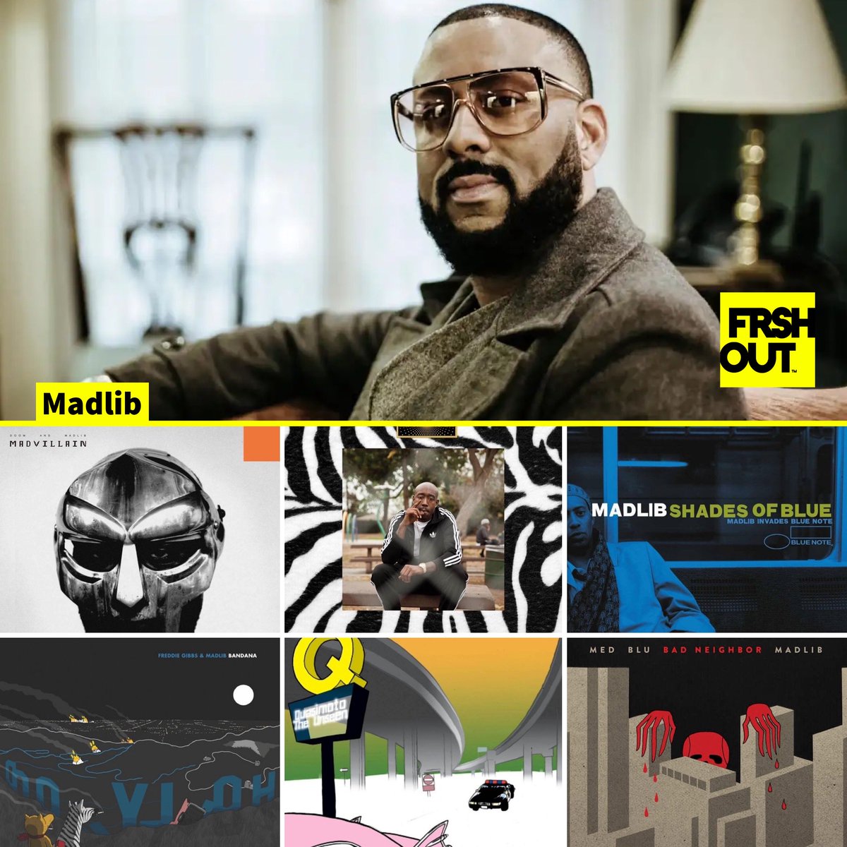 FrshoutHipHop's tweet image. Happy birthday 🎉 to our brother Madlib (@madlib), what’s your favorite tracks, albums produced by “Quasimoto” all-time❓