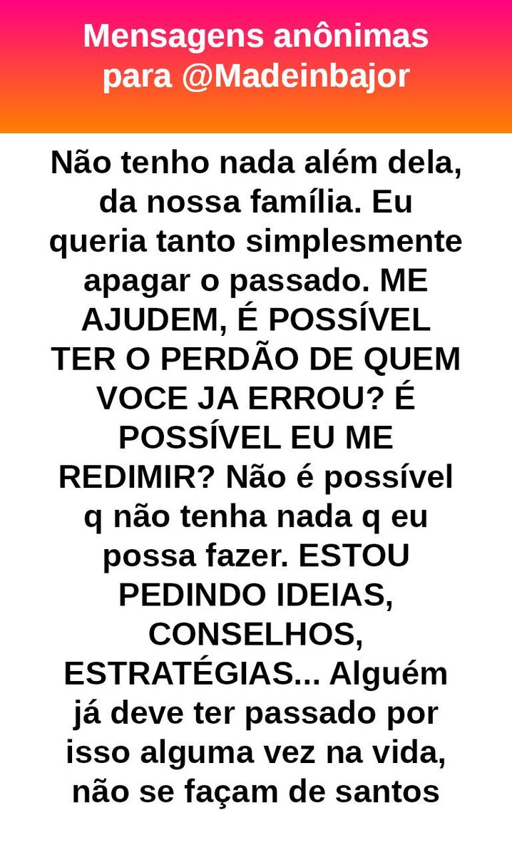madeinbajor's tweet image. Desabafo
Vc já mandou essa caixinha antes então acredito que ela não voltou ainda. 
Gosto de boas notícias  #bajo25670