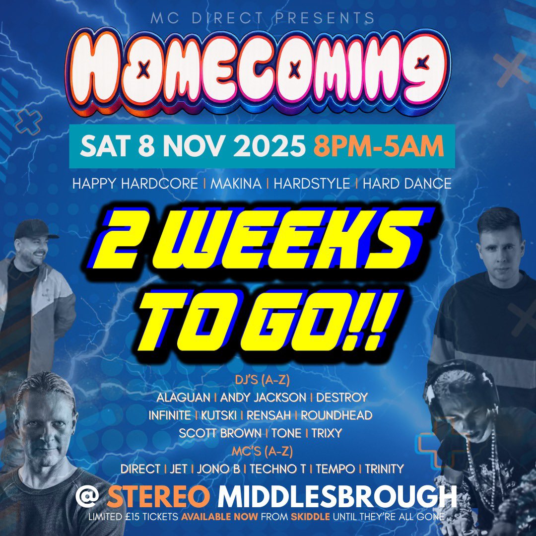 MC Direct (@thedirectmc) on Twitter photo Happy Friday gang! ๐ค
Weโve reached the final stretchโฆ just 2 weeks to go before weโre raving! ๐๐๐
Start getting your whistles and horns ready ๐ค๐ Happy Friday gang! ๐ค
Weโve reached the final stretchโฆ just 2 weeks to go before weโre raving! ๐๐๐
Start getting your whistles and horns ready ๐ค๐