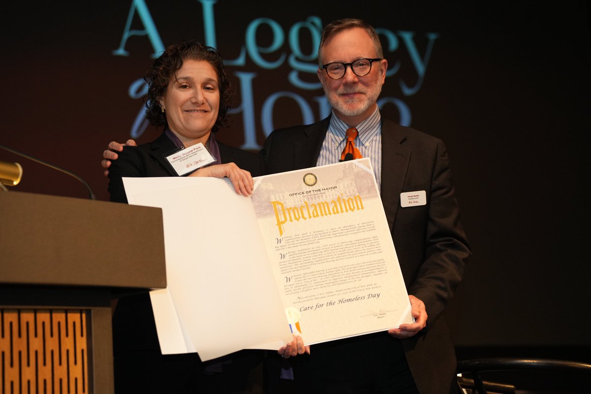 CFHNYC's tweet image. Yesterday, the CFH community gathered for our 40-year milestone event, A Legacy of Hope — commemorating four decades of service, compassion, and care. Thank you to everyone who attended, supported, and shared in this very special moment. Learn more at careforthehomeless.org #CFH