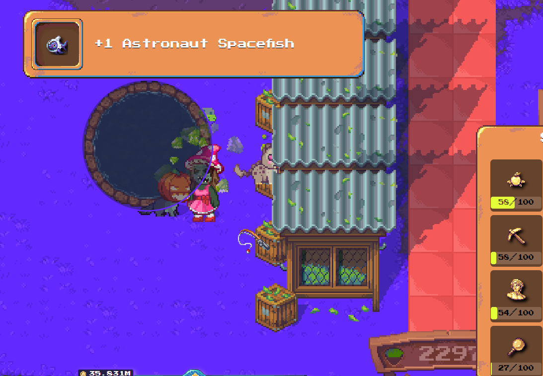 Sophialouisel's tweet image. what are you doing this weekend? 
- Fishing 🎣🐟

Will i get to level 30? we will sea....
#pixels
@pixels_online