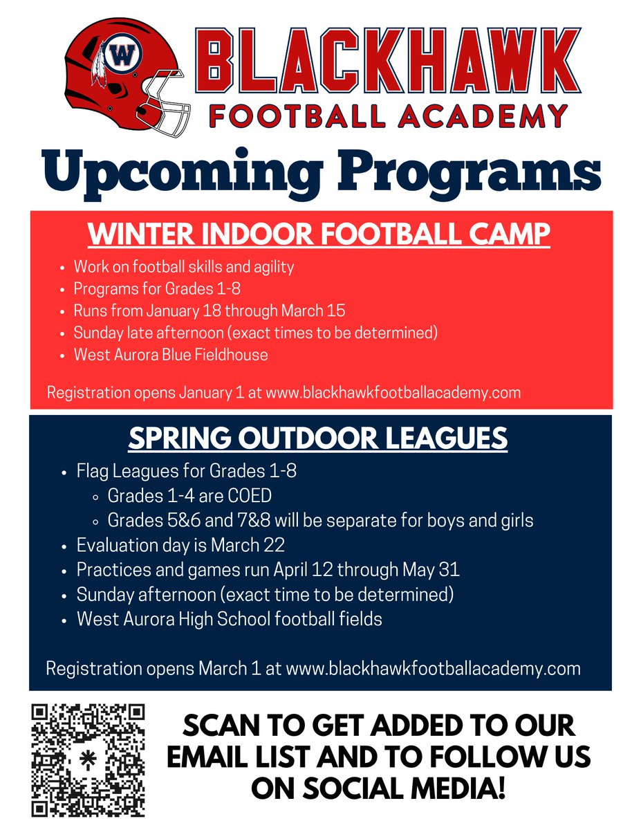 Blackhawk Football Academy tweet media