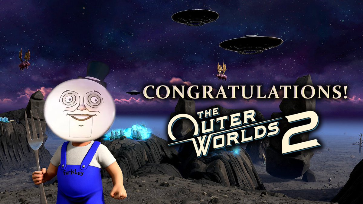 Auntie Cleo's Energizing Ointment... Check. 
Spacer's Choice MoonMan Helmet... Check. 
Early Access to The Outer Worlds 2... Check. 
 
Congratulations to <a href="/Obsidian/">Obsidian</a> for their release of #TheOuterWorlds2! We can't wait to start exploring everything Arcadia has to offer. 👩‍🚀