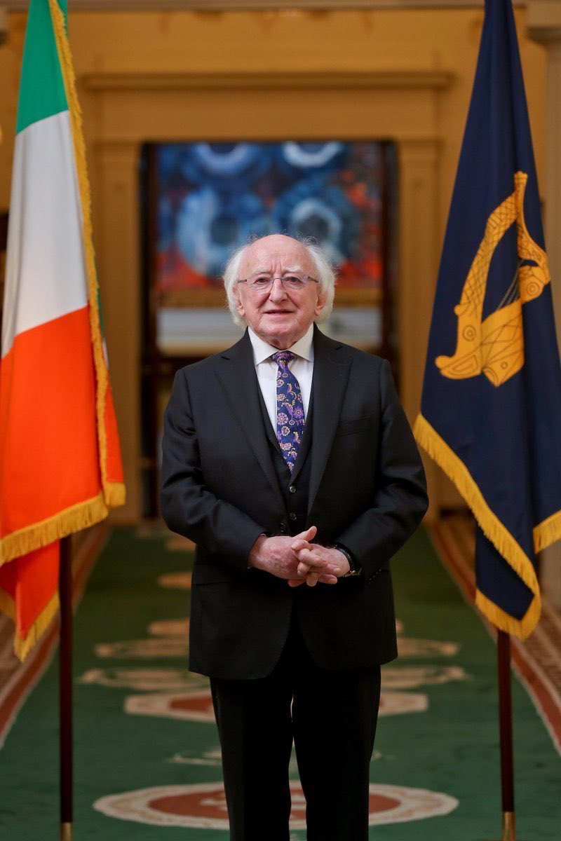 IrishUnity's tweet image. Go raibh míle maith agat to our President 👏