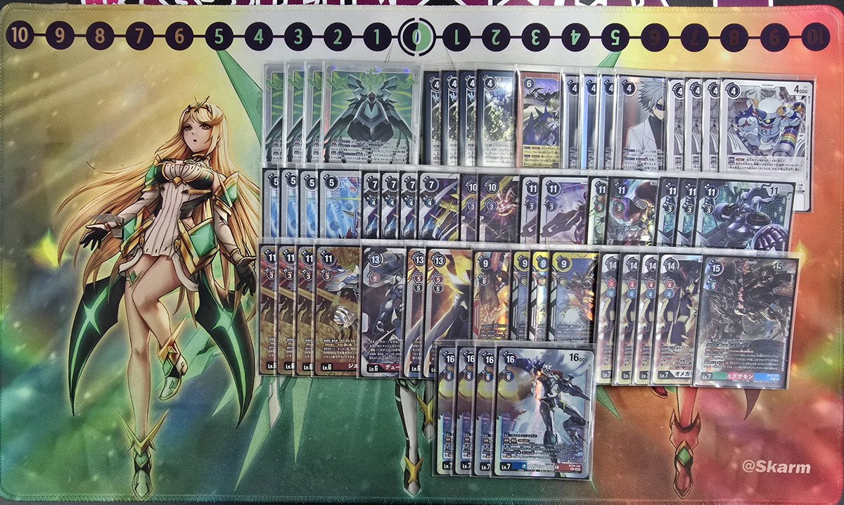 Tamer Battle <a href="/Agorahobby/">Agora Hobby</a> 
24/10/25
Deck: Roundhouse Kick (RK)

Rd 1: Duke ✅
Rd 2: Accel ❌
Rd 3: DM2 ✅ <a href="/Abaey90/">我不是sam 🇸🇬</a>
Rd 4: Magneticdra ✅

So happy to be back playing digica.
#デジモンカード